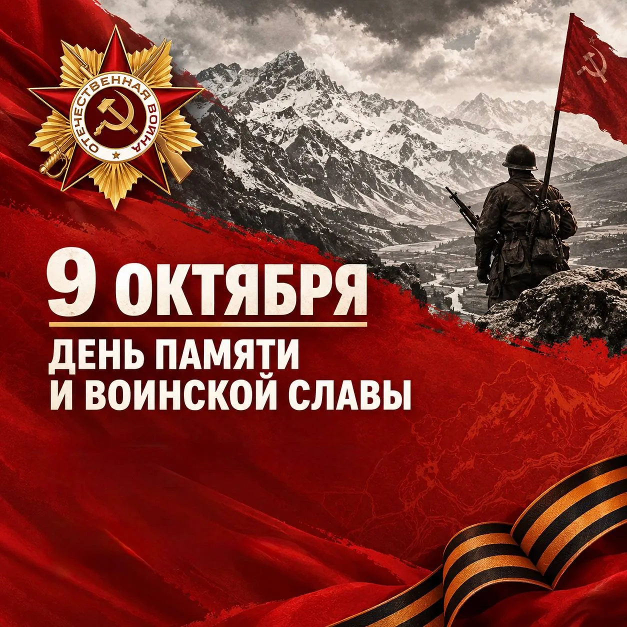 🇷🇺 9 ОКТЯБРЯ — ДЕНЬ ПАМЯТИ И ВОИНСКОЙ СЛАВЫ
