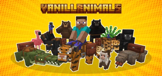 Vanilla Animals - это мод для Minecraft