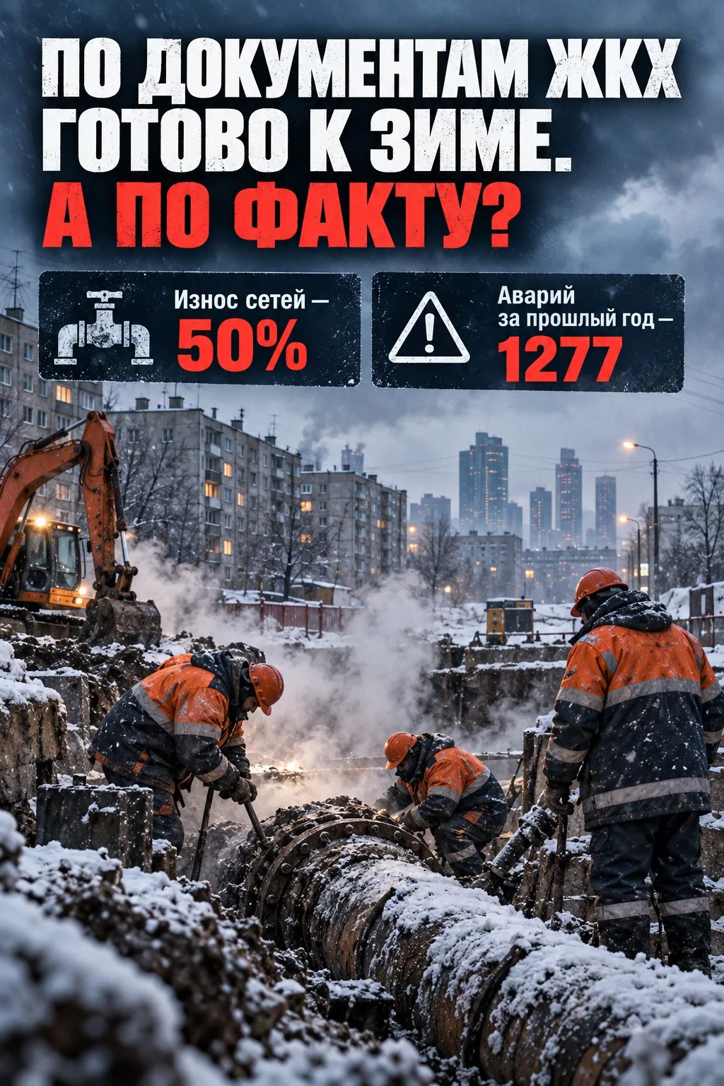 15 миллиардов на подготовку к зиме. А по факту?