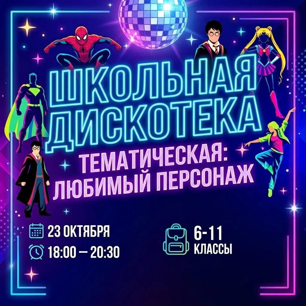 ✨ Внимание, школа! Готовьтесь к самому яркому вечеру этой осени! ✨