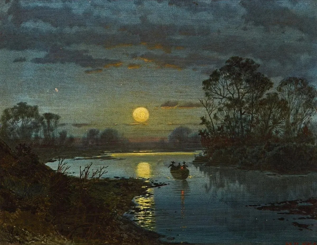 «Лунная ночь» (Mondnacht), 1864 г.