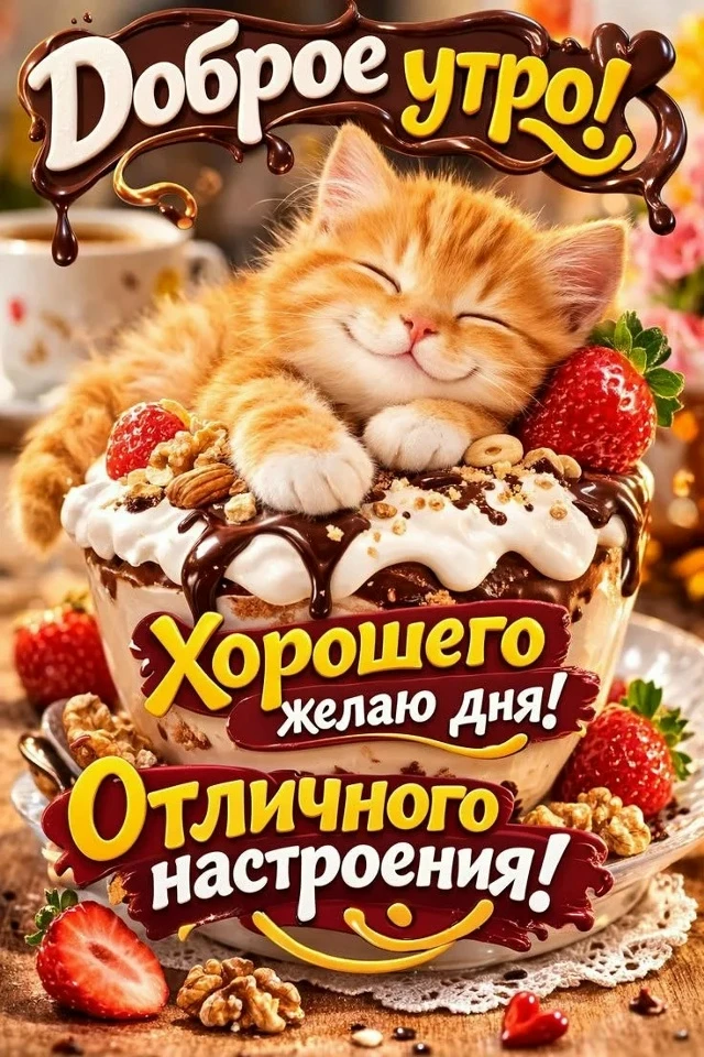 Всем доброе утречко ☕