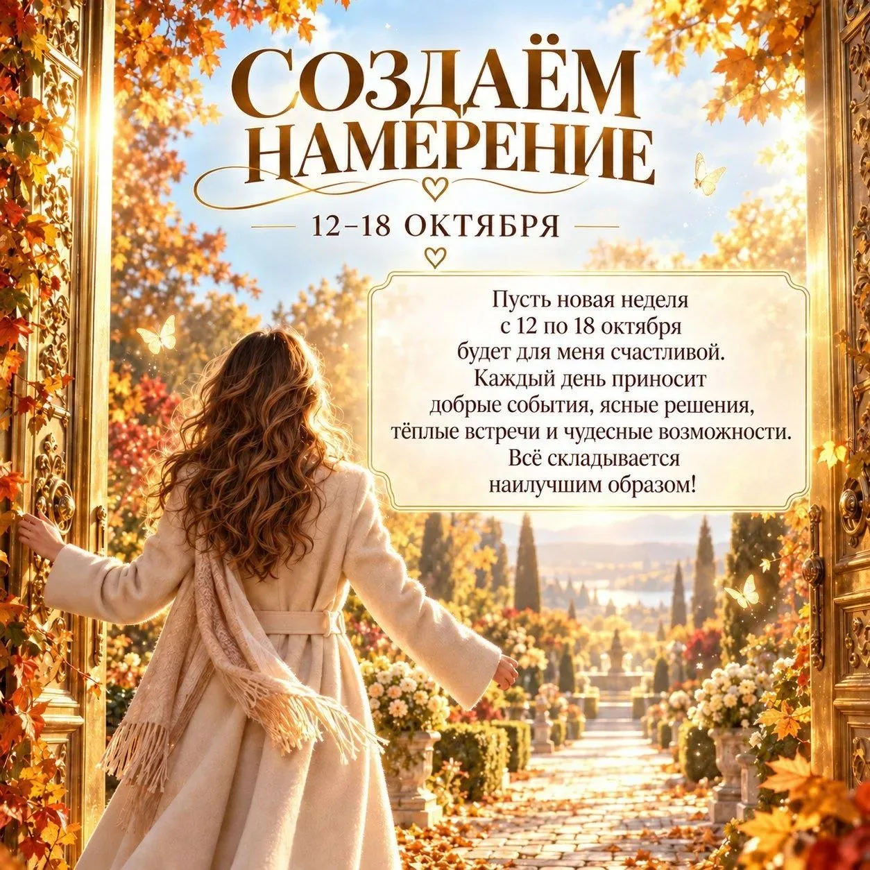 ПОНЕДЕЛЬНИК — ОТКРЫВАЕМ ДВЕРЬ В СЧАСТЛИВУЮ НЕДЕЛЮ ✨