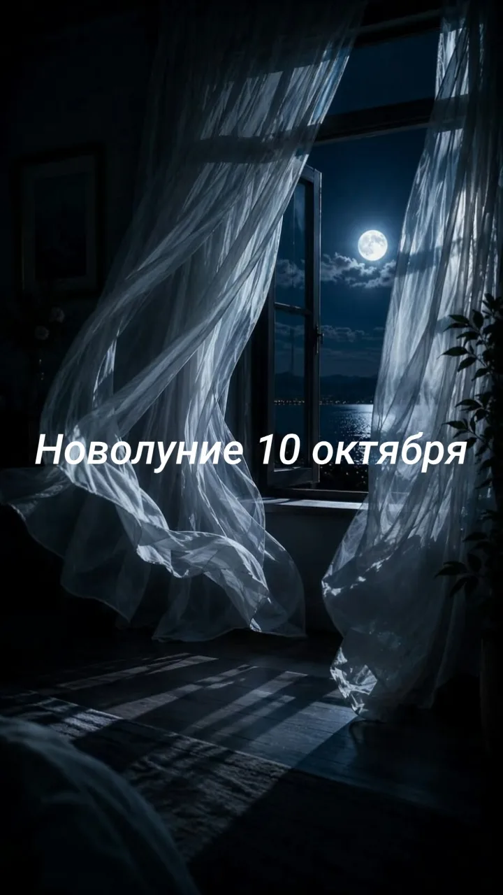 Десятое октября. Новолуние.