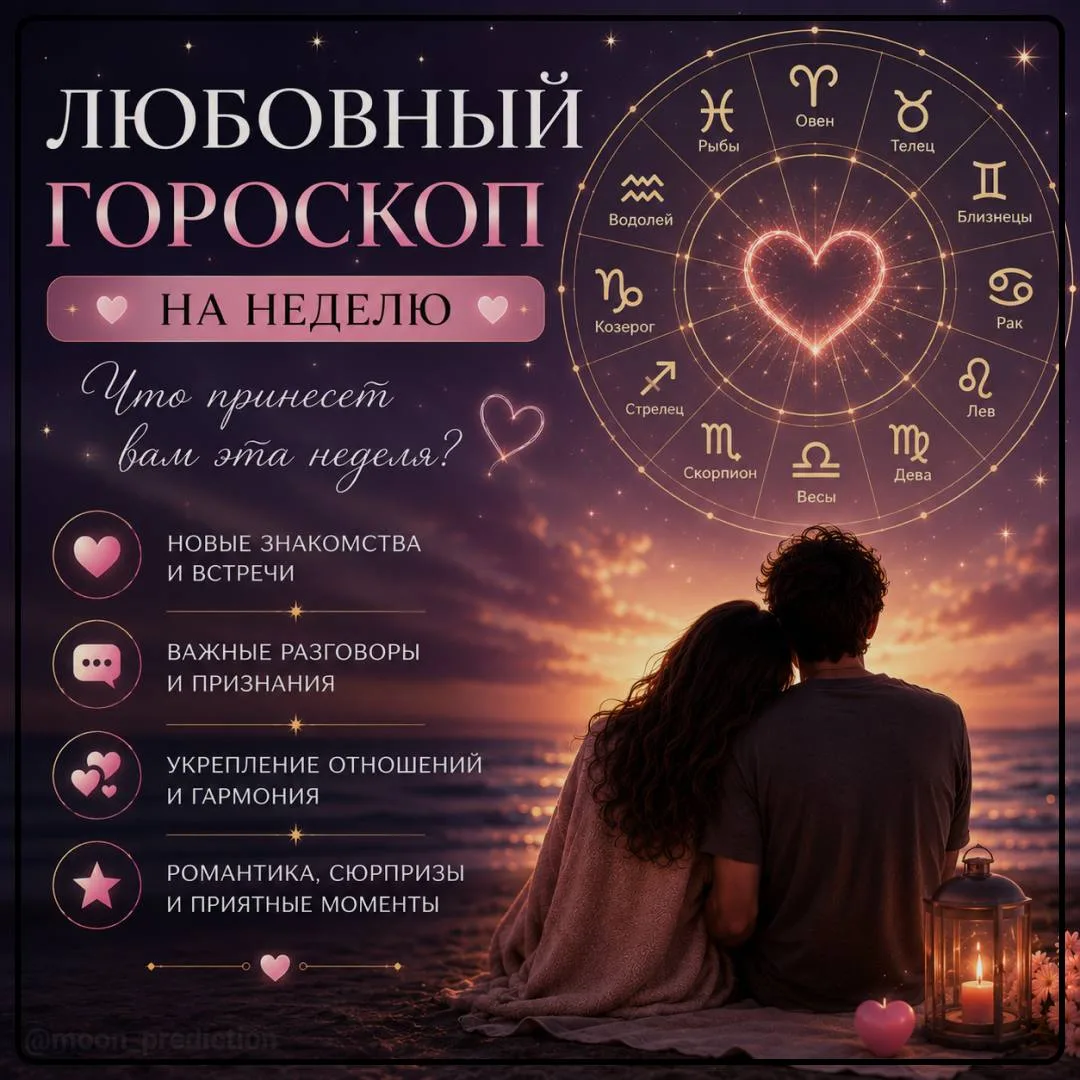 ЛЮБОВНЫЙ ГОРОСКОП НА НЕДЕЛЮ С 12 ПО 18 ОКТЯБРЯ  — ДЛЯ ВСЕХ ЗНАКОВ ❤️