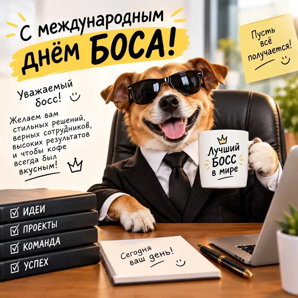 👔 Сегодня Международный день босса!