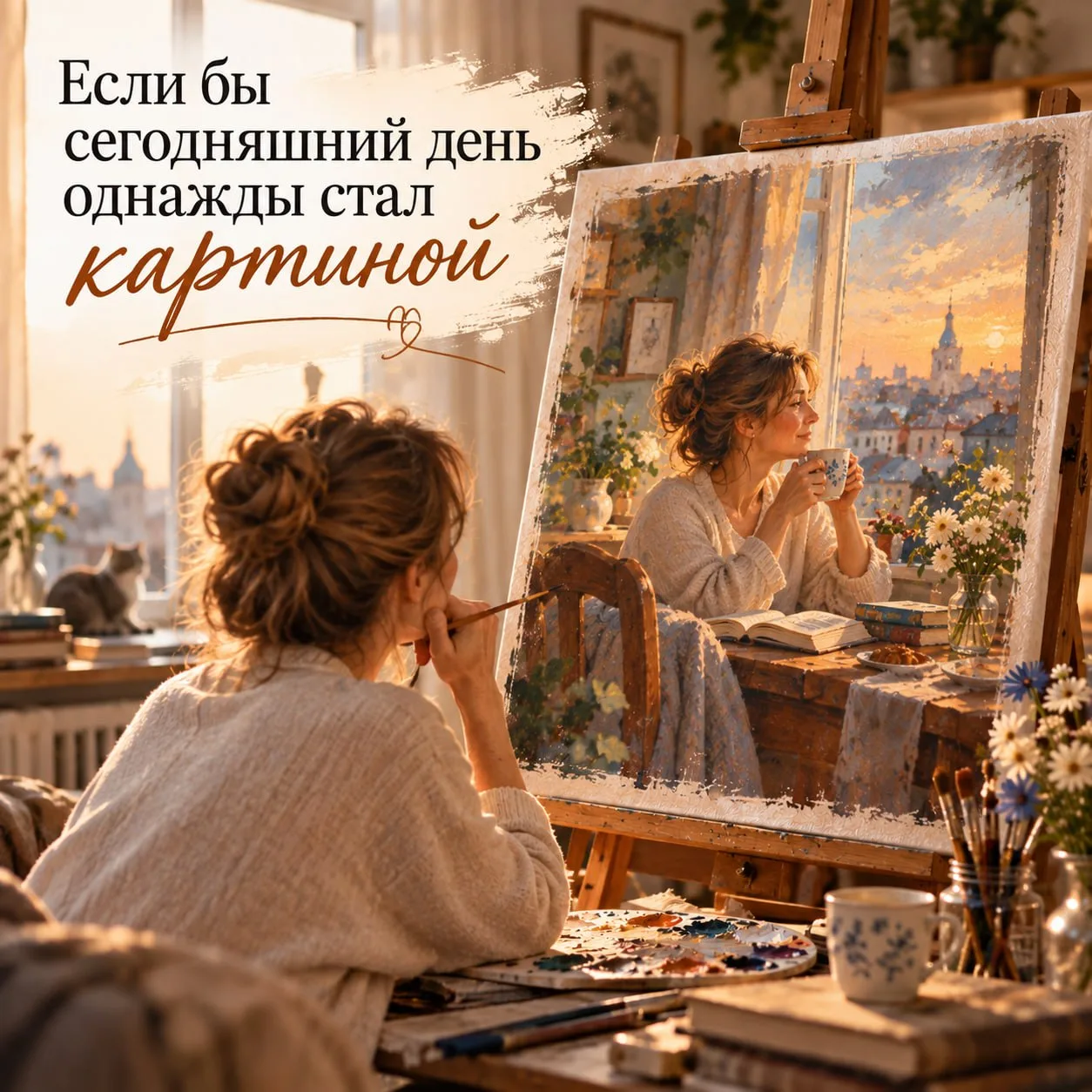 🖼 Если бы сегодняшний день однажды стал картиной