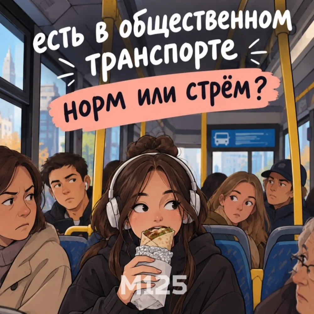 Часто встречаете людей, которые едят в общественном транспорте?