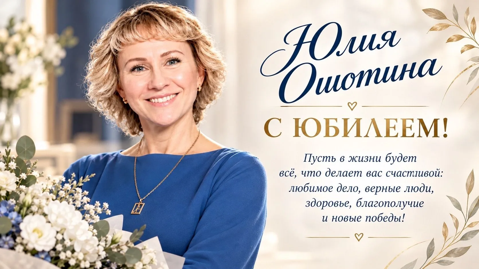 Юлия Ошотина празднует юбилей!🎂
