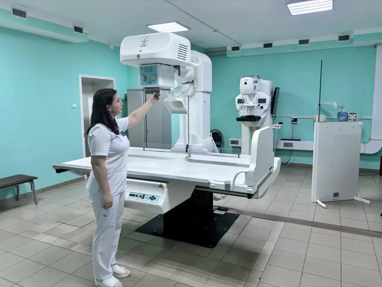 В Фёдоровской районной больнице на новом рентгенологическом комплексе обследовано почти...