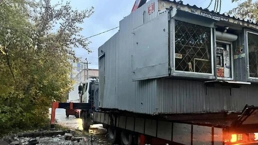 Незаконные киоски убрали с трёх улиц Новосибирска