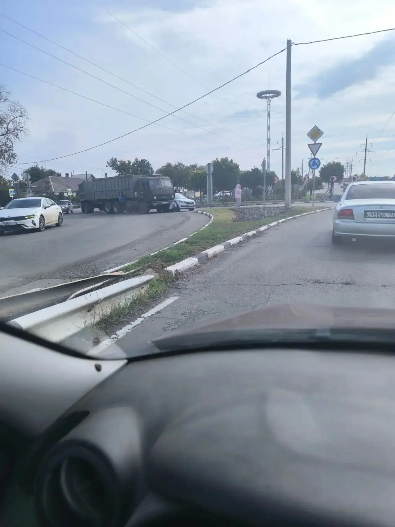 🚔Кольцо Щорса/ Коммунистическая, полторы полосы перекрыто