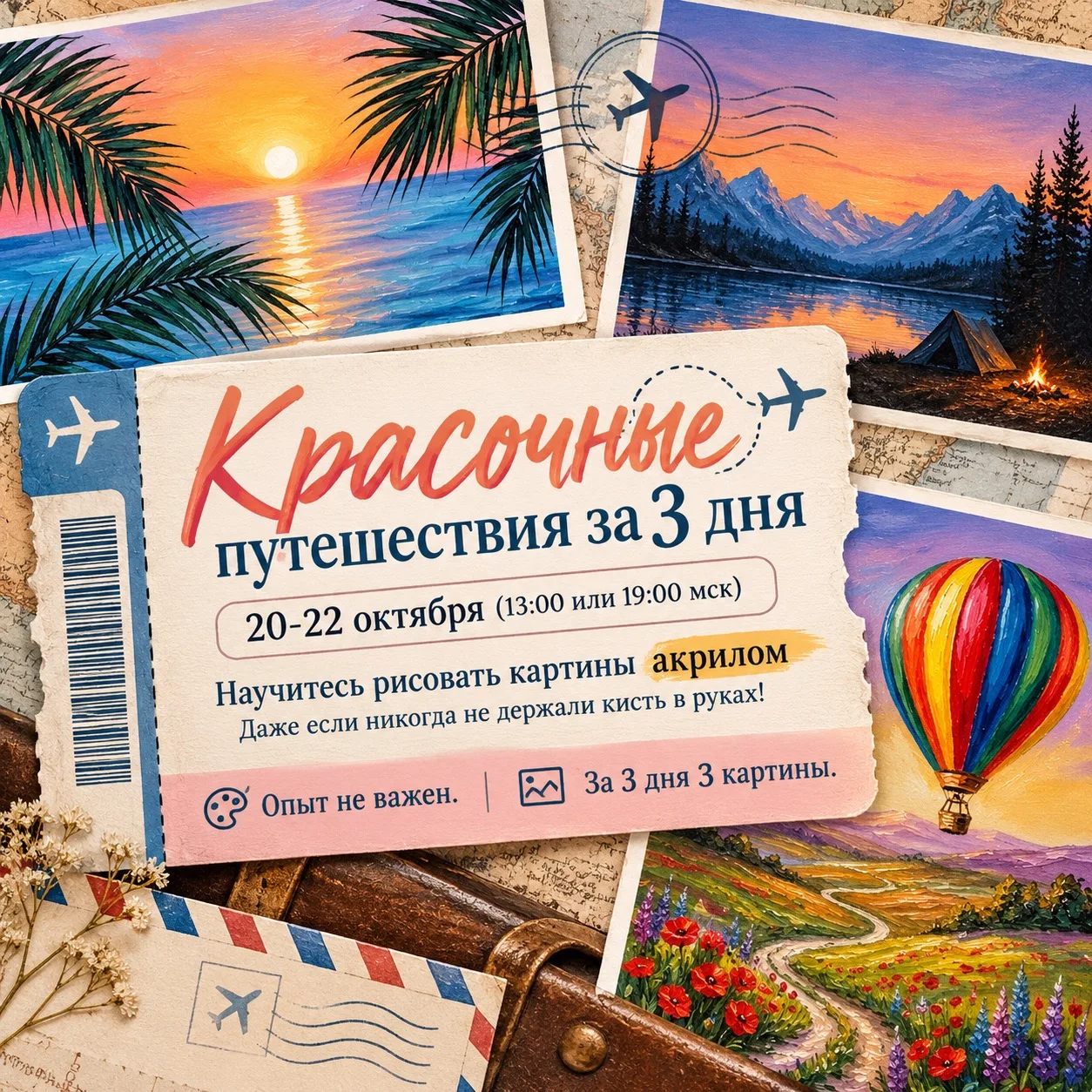 ВАМ БИЛЕТ НА БЕСПЛАТНОЕ ПУТЕШЕСТВИЕ🎫