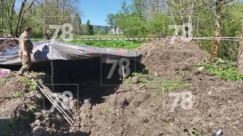 Под Изварой нашли останки 97 узников концлагеря "Дулаг-102"