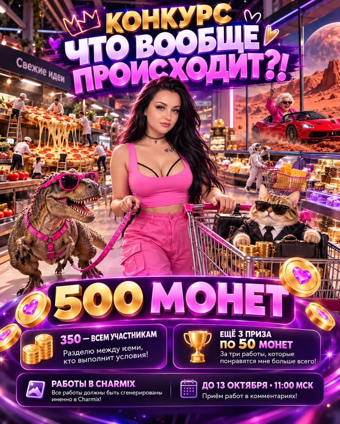 🤯🔥 КОНКУРС «ЧТО ВООБЩЕ ПРОИСХОДИТ?!»