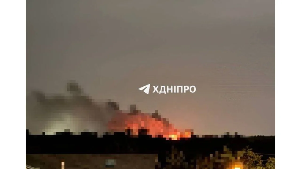 В Днепропетровске идут прилёт по объектам