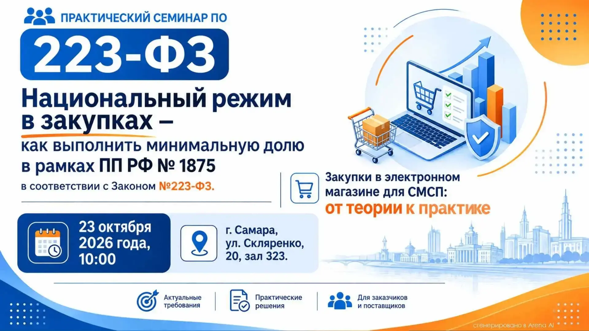 📢 Внимание, заказчики и поставщики Самарской области по Закону №223-ФЗ!