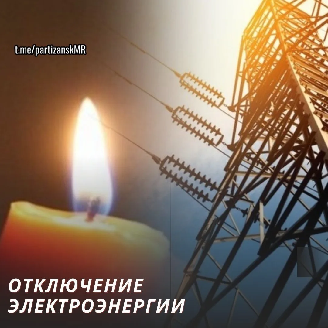 Плановые отключения электроэнергии в Партизанске 15 октября 2026 года