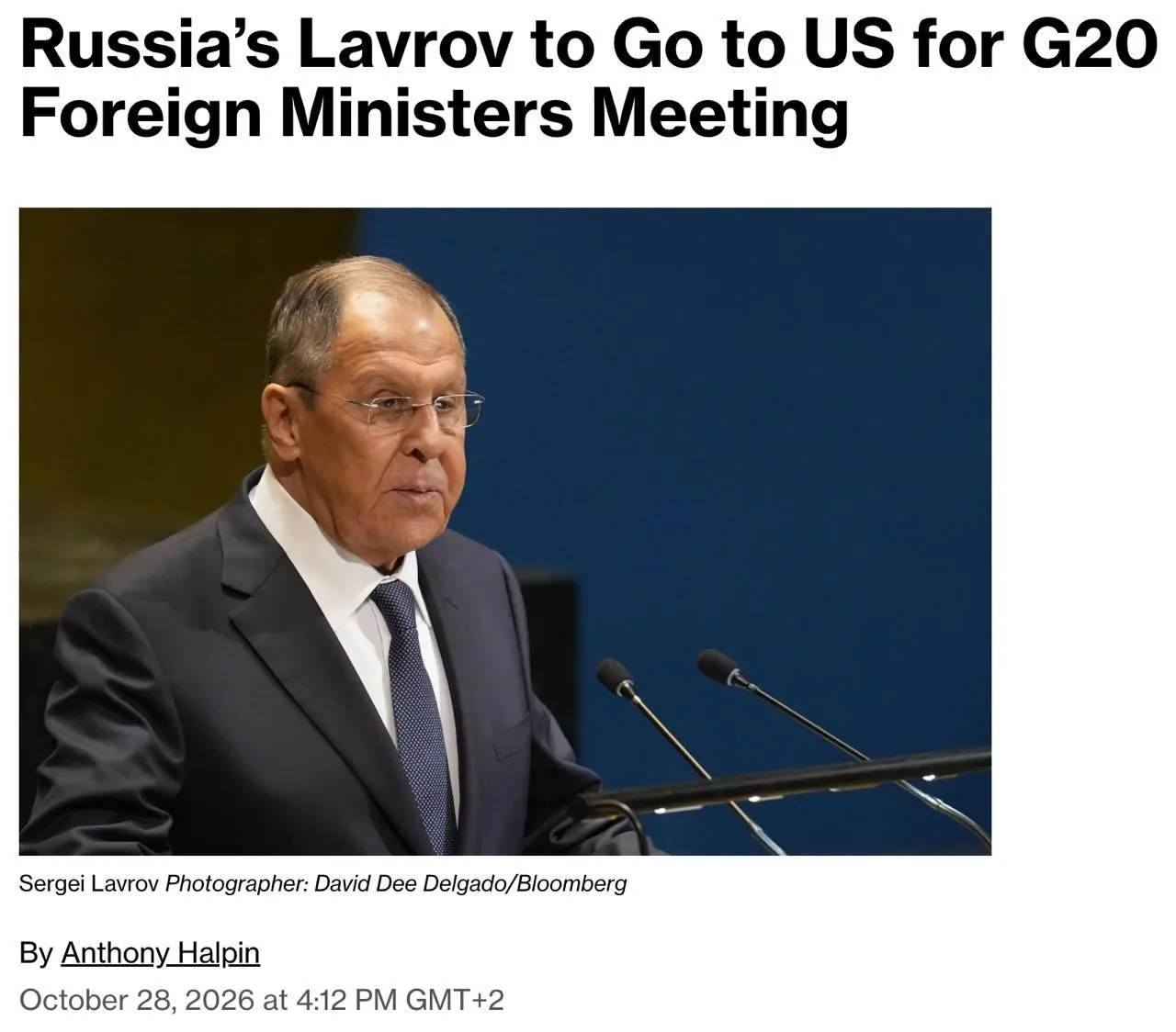 ❗️ Лавров отправится в США на этой неделе - глава МИД РФ станет "очередным представител...