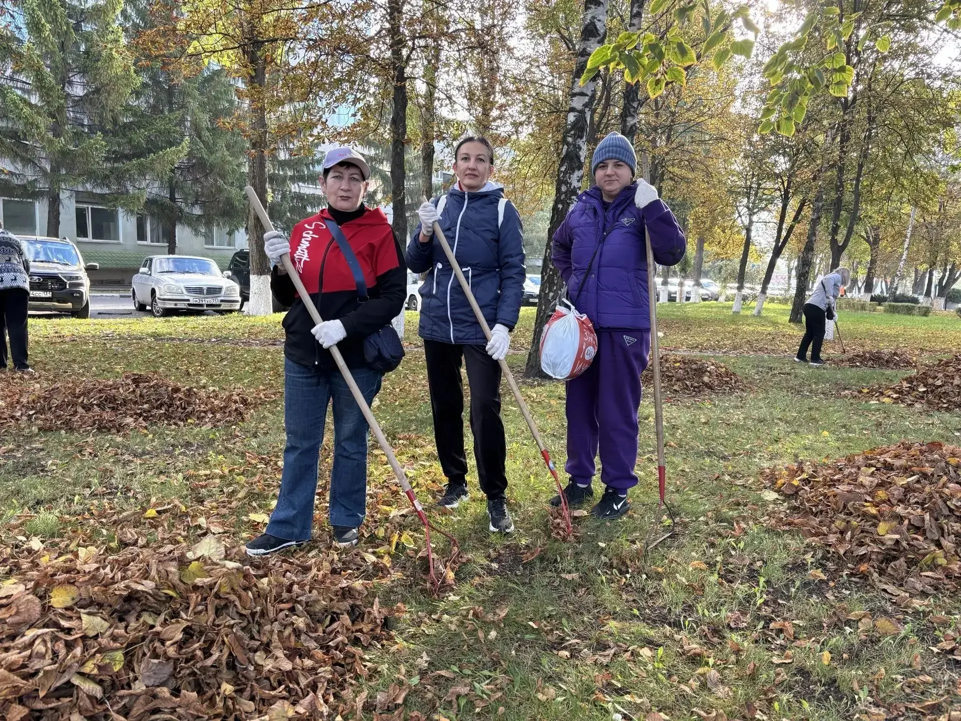 Сегодня сотрудники нашей школы приняли участие в областном субботнике по благоустройств...