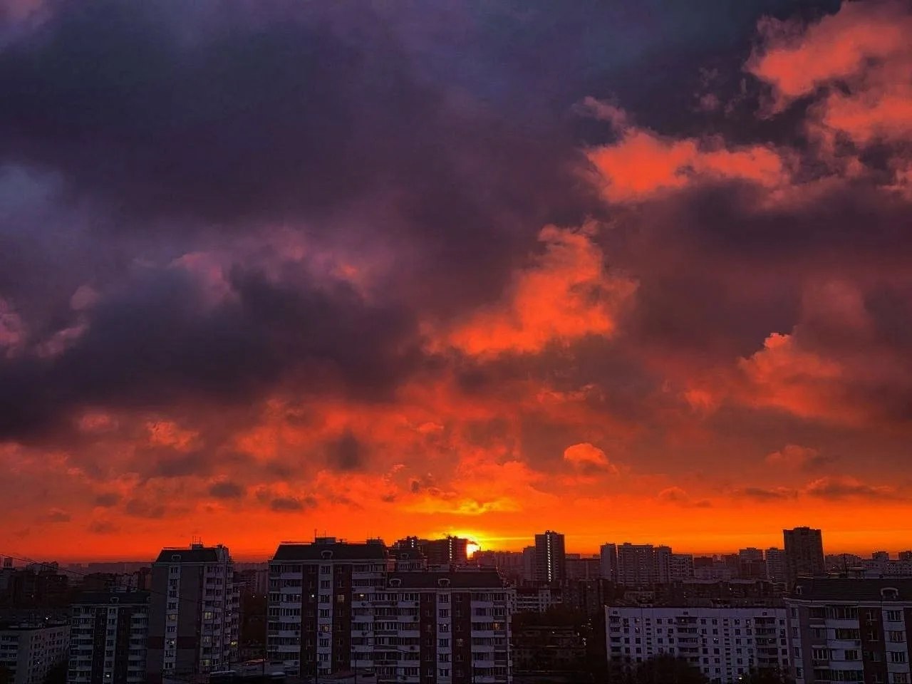 Шикарный закат😍