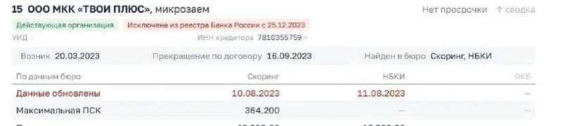 ⚡️Scanify стал ещё глубже анализировать проблемные записи в кредитной истории.
