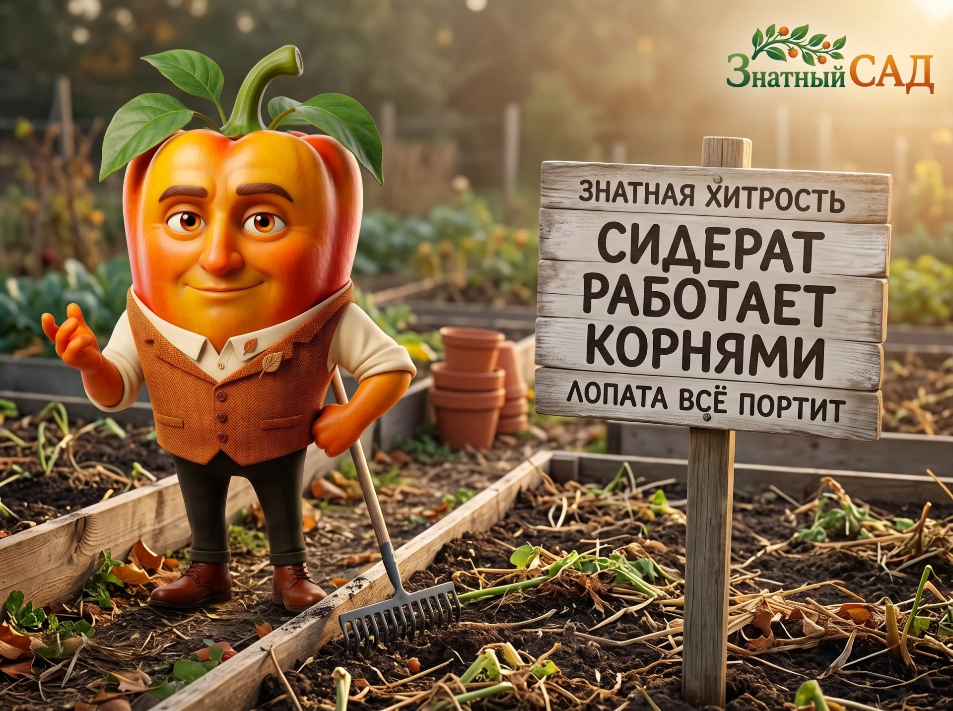 🌶️ ЗНАТНАЯ ХИТРОСТЬ: СИДЕРАТ РАБОТАЕТ НЕ ТЕМ, ЧТО ВИДНО