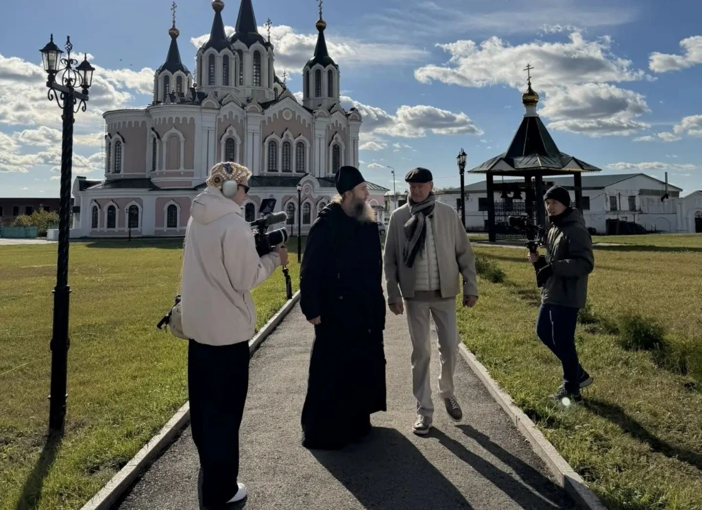В далматовском монастыре прошли съёмки проекта «Большой Урал. Поехали»