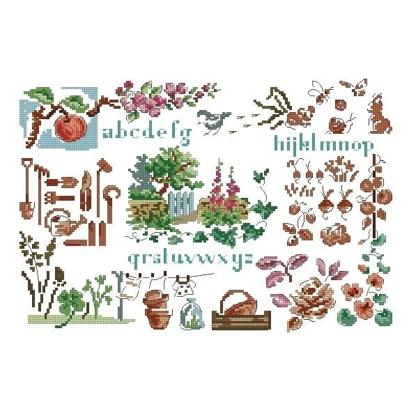 Les fleurs du jardin. Дизайн Veronique Enginger