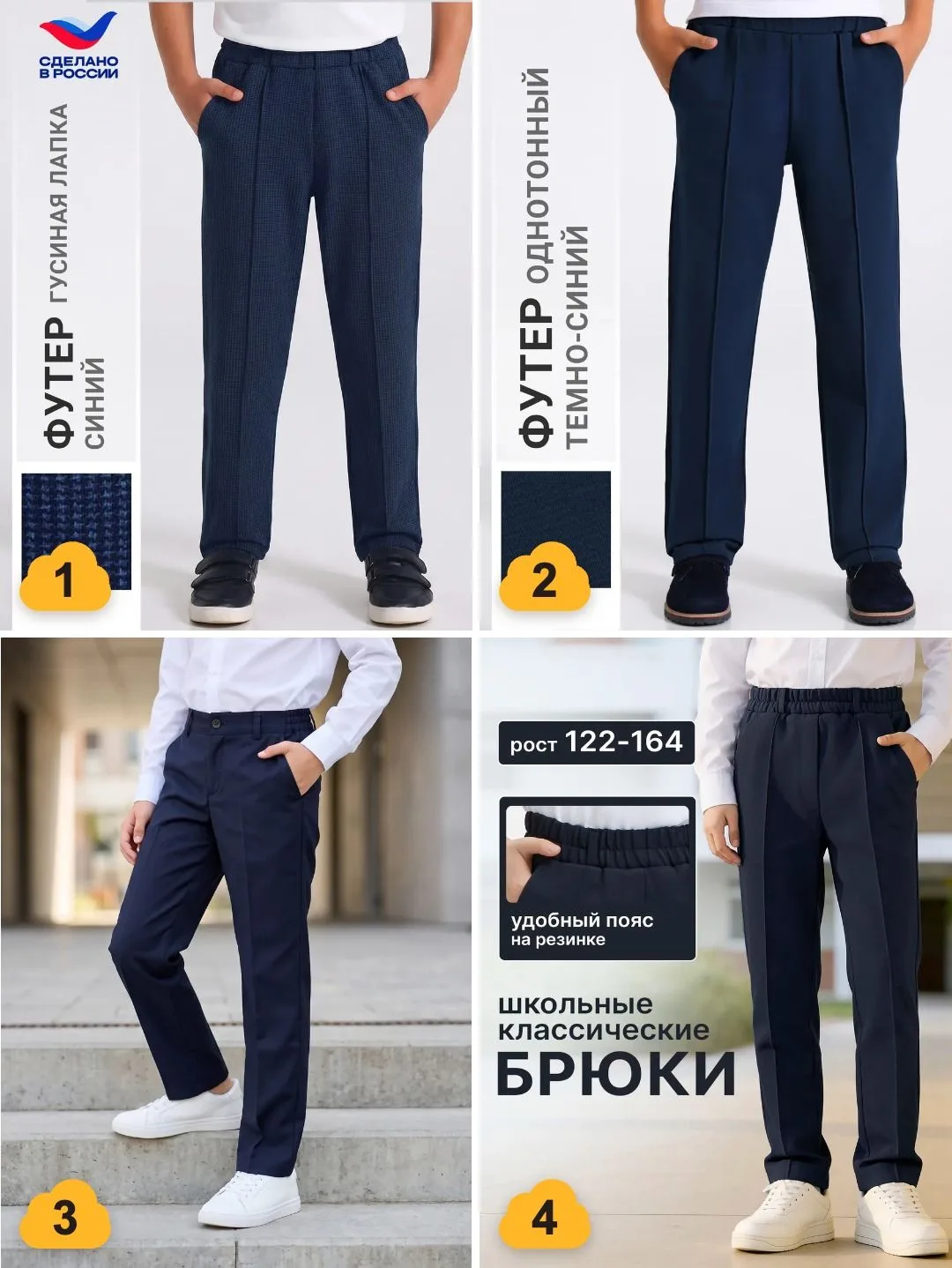 🎒 Школьные брюки — вторые на смену, пока первые в стирке