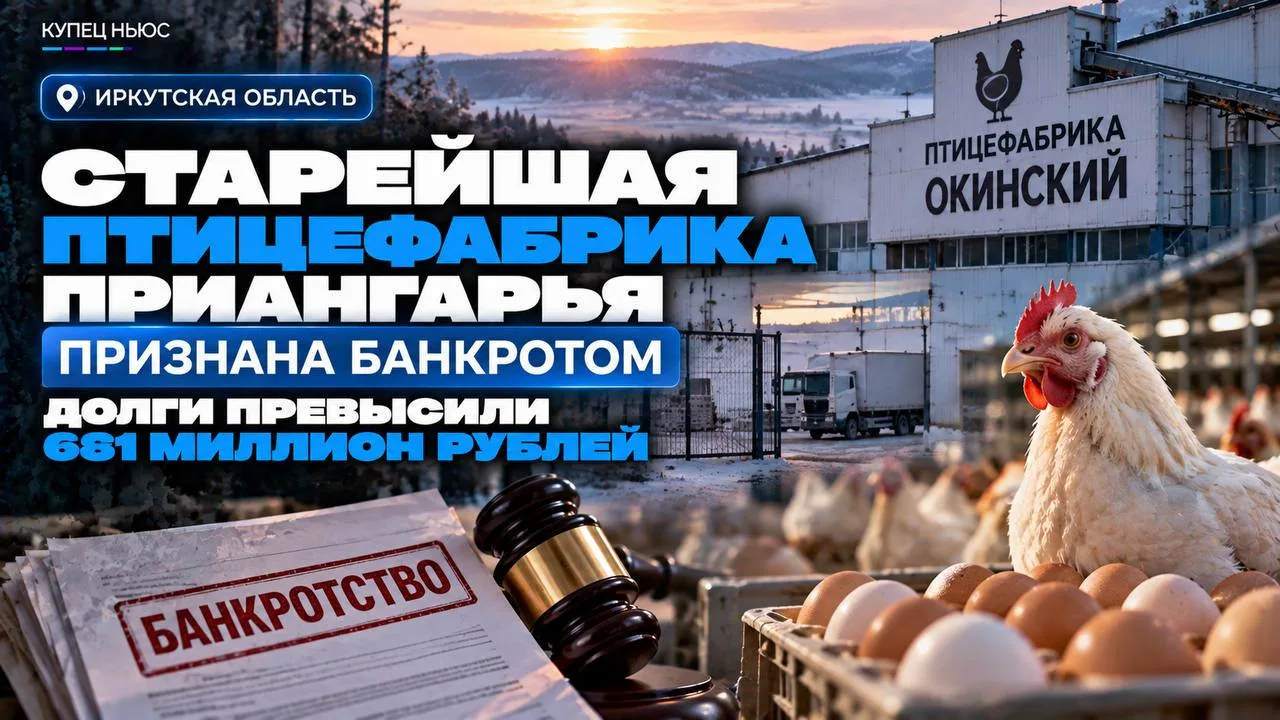 🚨 ИРКУТСКАЯ ОБЛАСТЬ • ЭКОНОМИКА • БАНКРОТСТВО ‼️