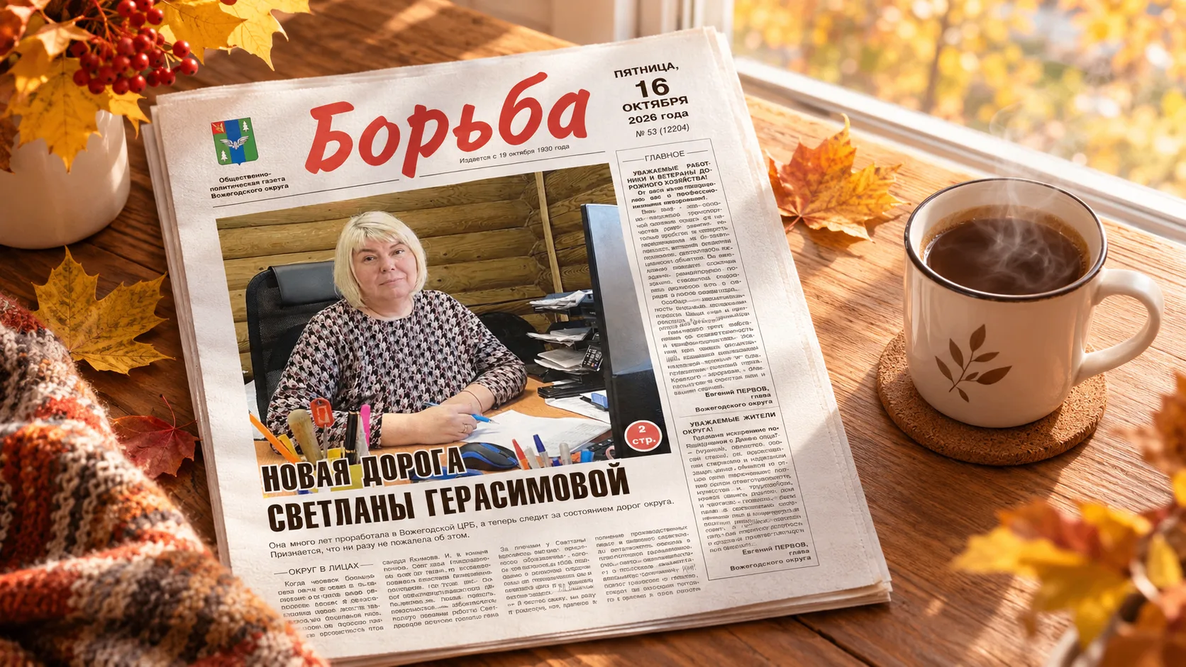 📰 Свежий выпуск газеты «Борьба» уже в продаже!