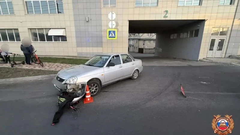 🚗 В Ставрополе машина сбила 13-летнего самокатчика