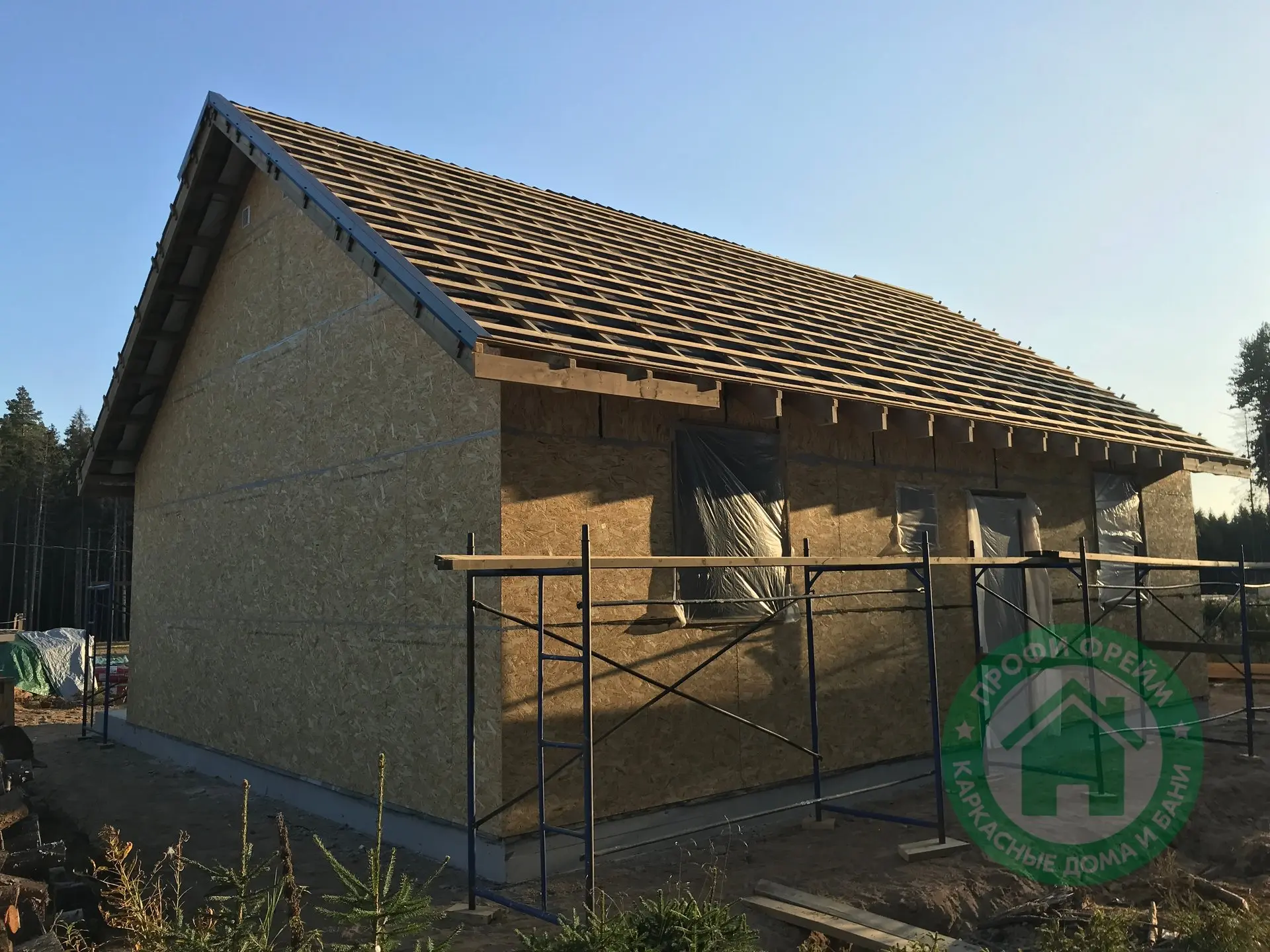 🏠 Строительство каркасного дома 10,6×8,5 м в Сертолово.