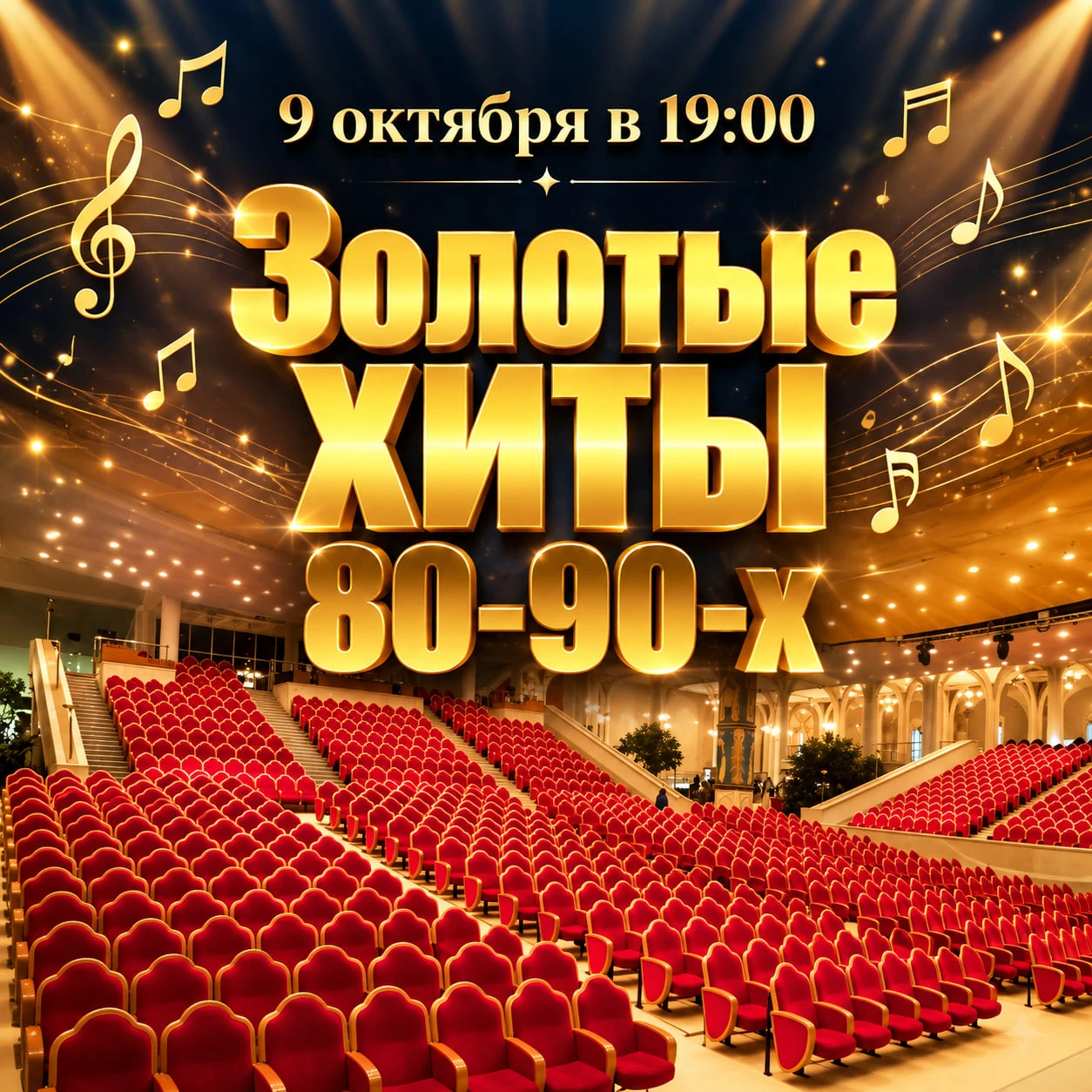 🎼 -35% на Концерт ЗОЛОТЫЕ ХИТЫ 80-90х 🎤