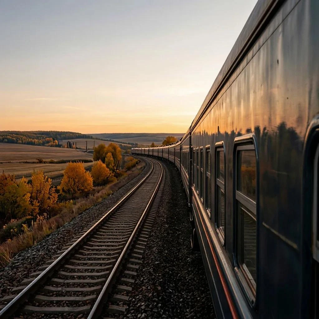 🚂 Железная дорога не место для спешки и экспериментов. Только безопасность! 💛