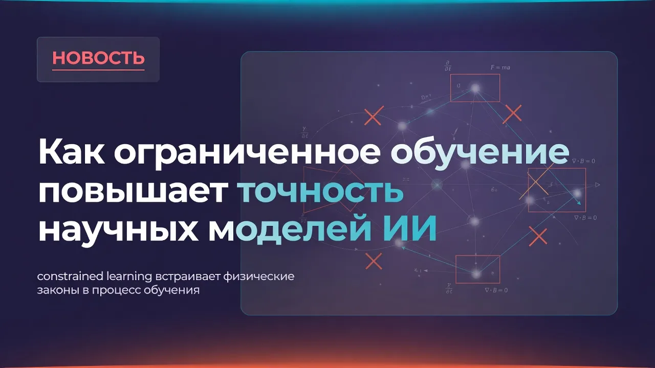 Как ограниченное обучение повышает точность научных моделей ИИ