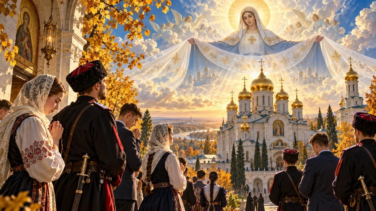 🕊 14 октября Русская Православная Церковь празднует Покров Пресвятой Богородицы — один...