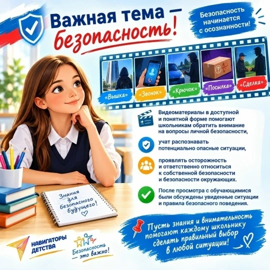🎬 Уроки безопасности в МБОУ Кировская СОШ