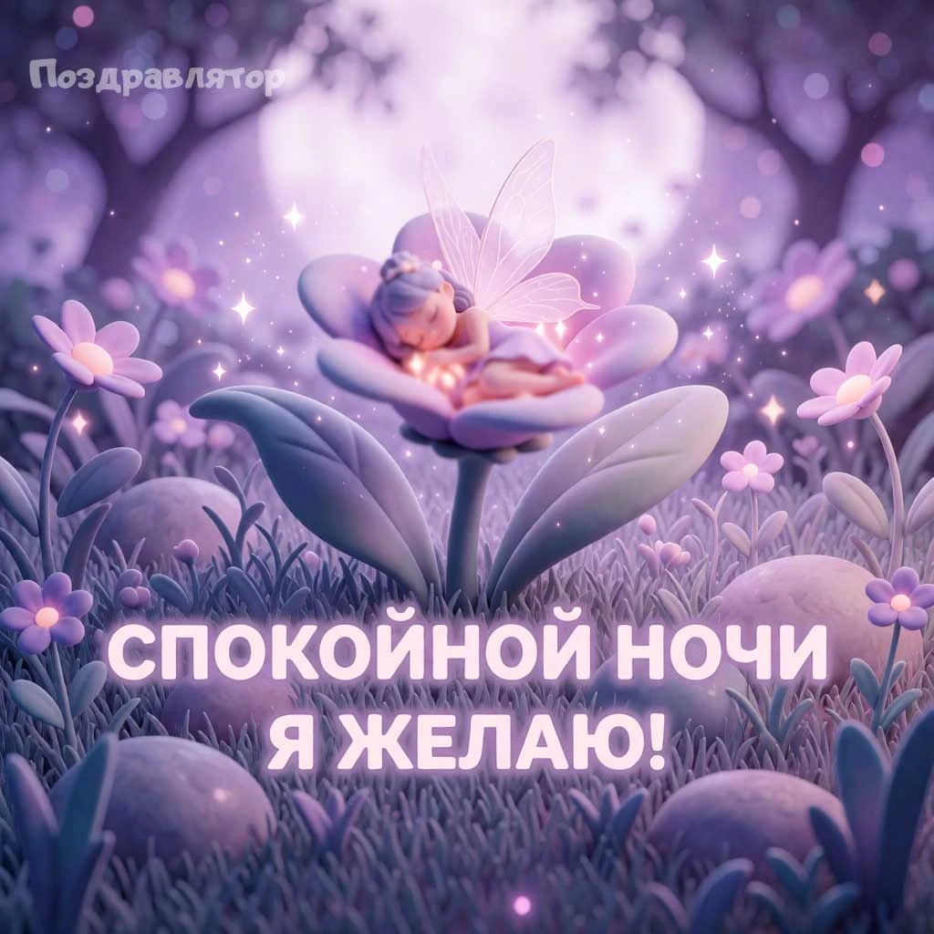 Пусть ночь будет доброй, а завтрашний день — светлым 💜