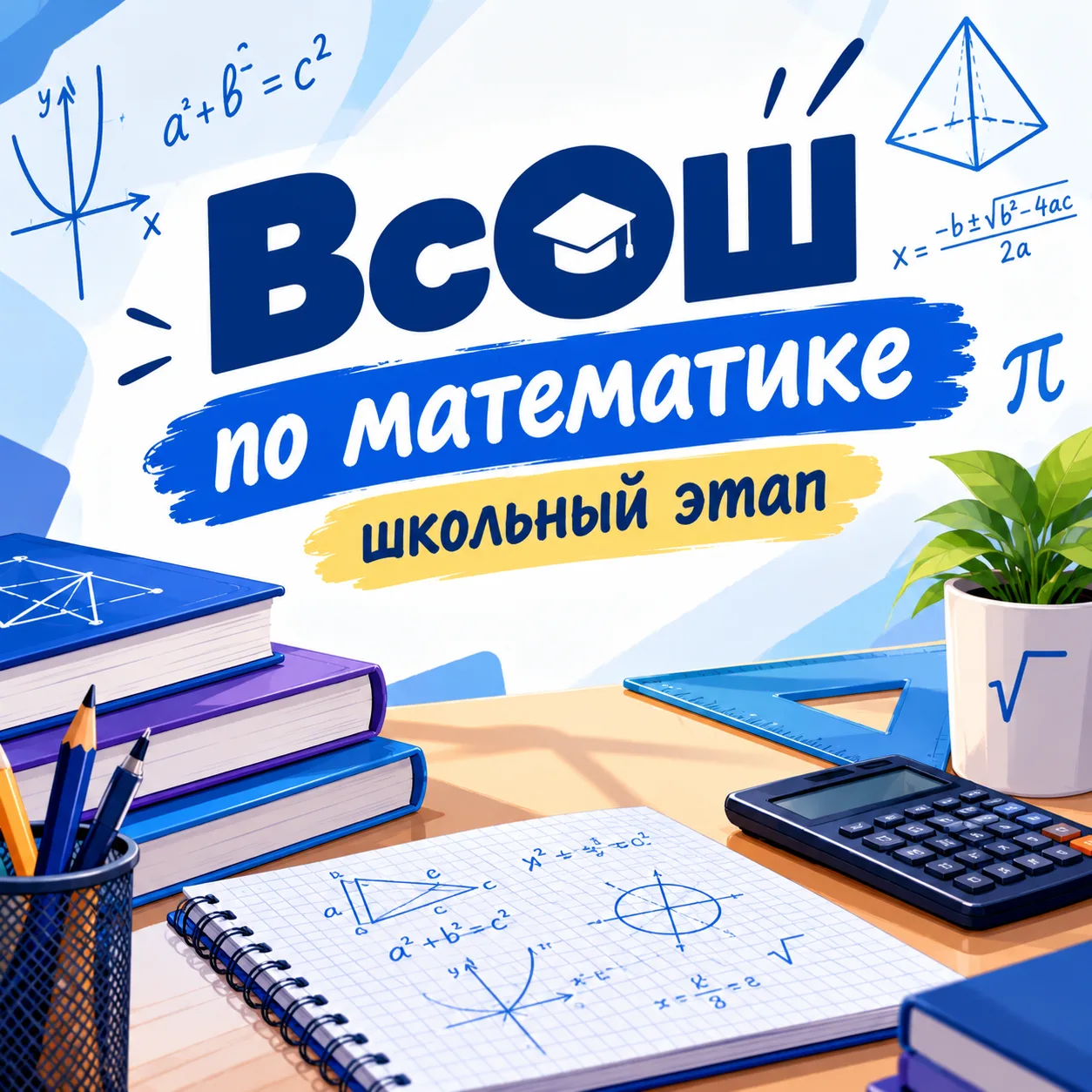 Сегодня стартовал школьный этап ВсОШ по математике!
