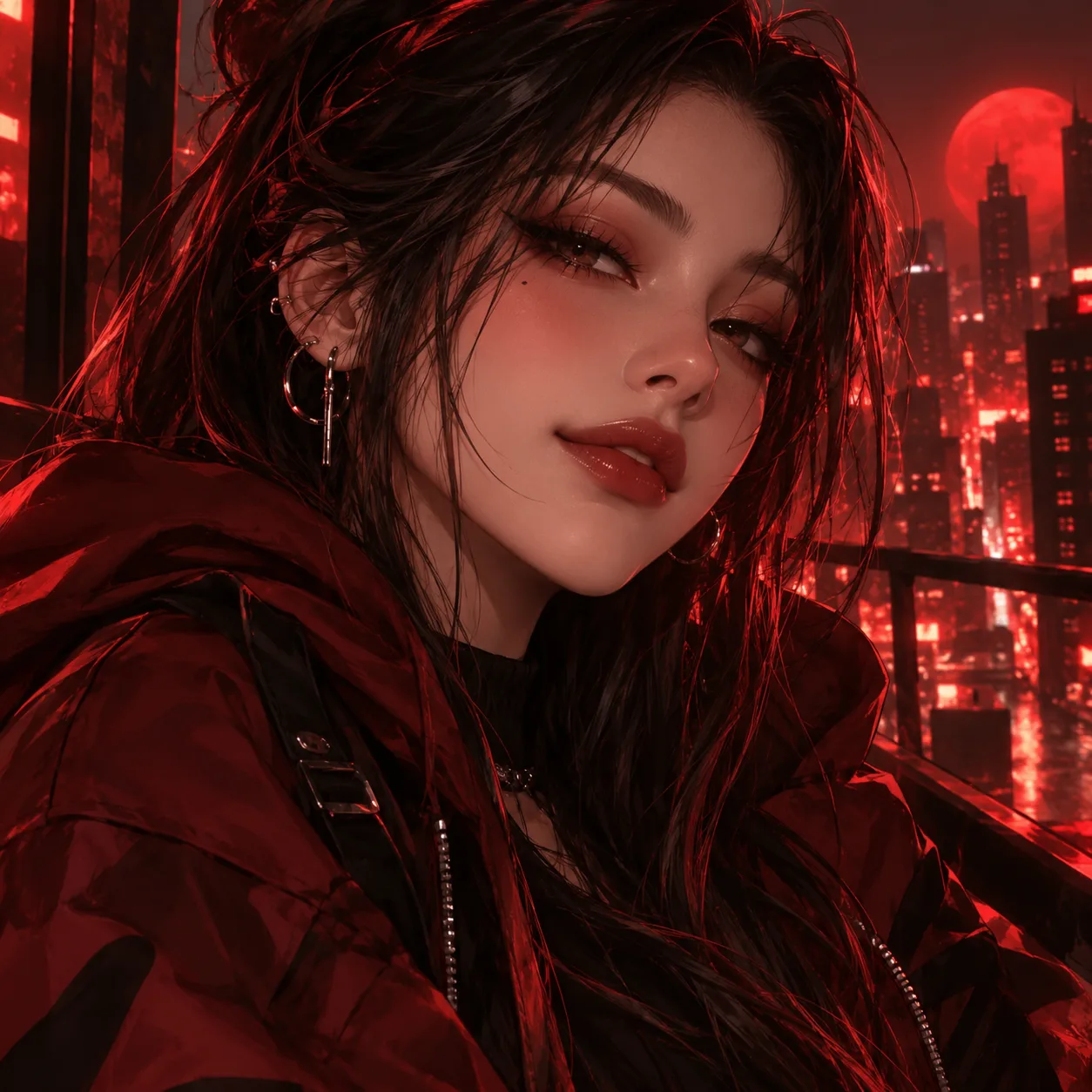 ❤‍🔥 красные аватарки с аниме