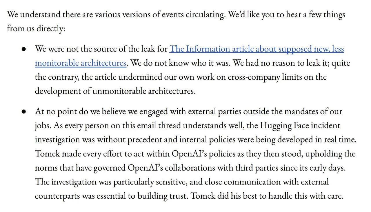 По словам трёх бывших исследователей OpenAI, их уволили из-за того, что они ставили без...