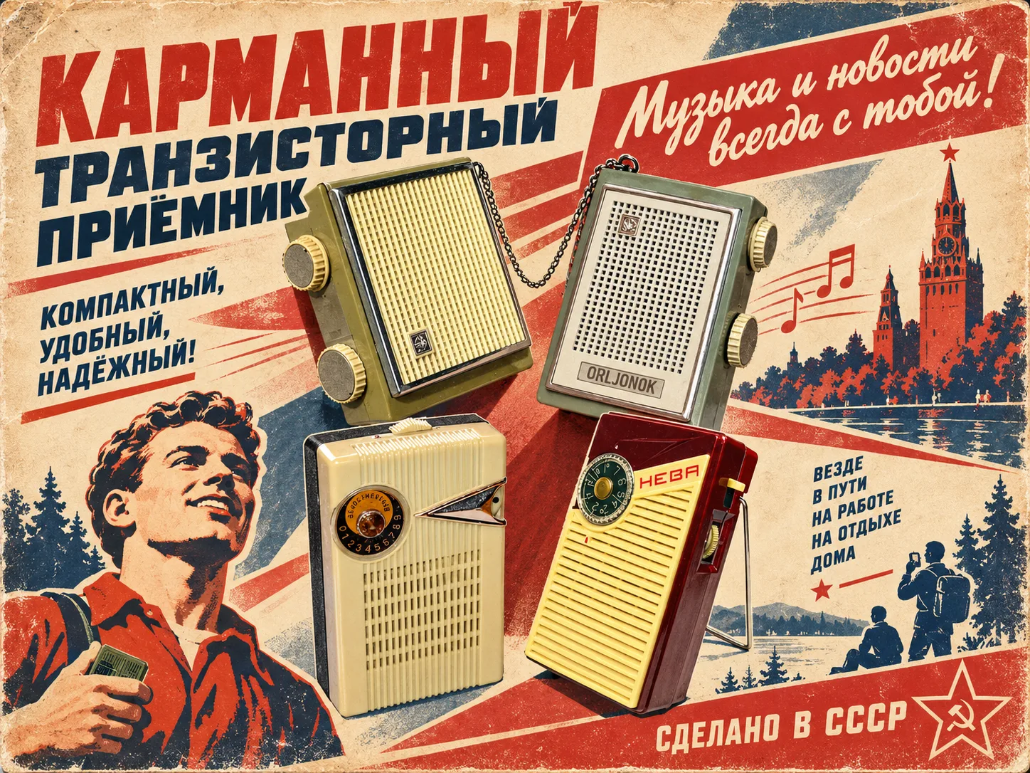 Карманный транзисторный приёмник