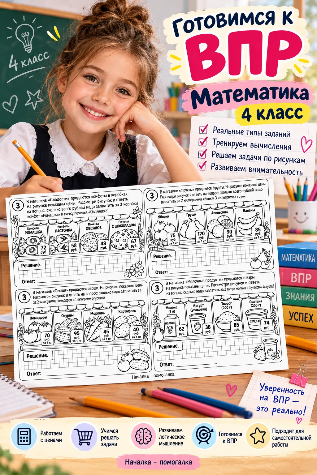 🛒 ГОТОВИМСЯ К ВПР ПО МАТЕМАТИКЕ — 2027! 📚
