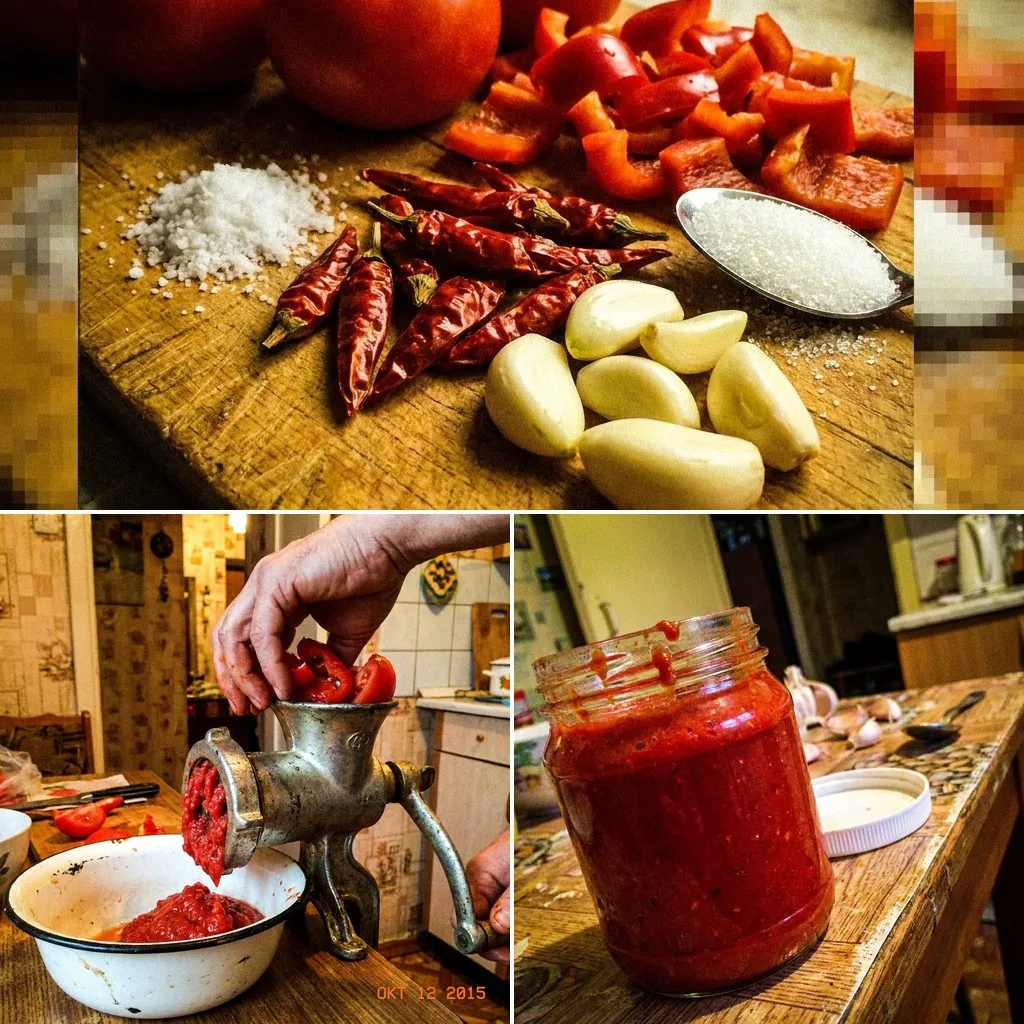 🥒 АДЖИКА СЫРАЯ