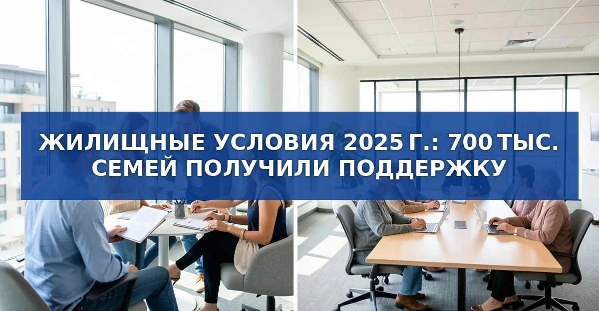 Жилищные условия в 2025 году: масштабные меры поддержки