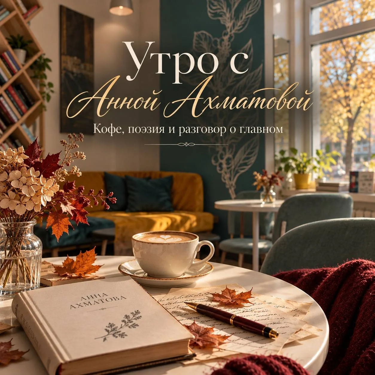 Приглашаем провести утро в компании поэзии Анны Ахматовой 📖😌