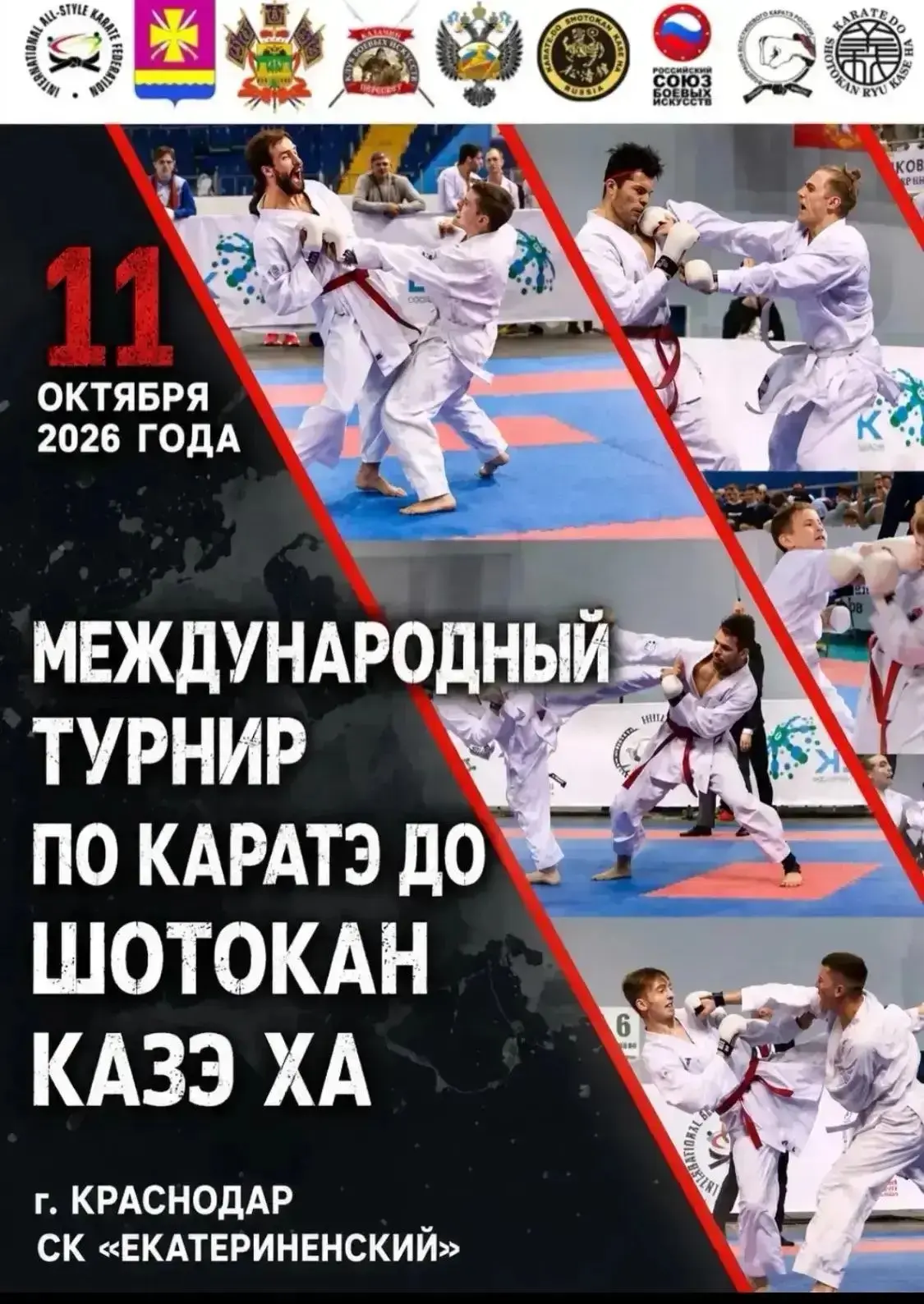11 октября в г.Краснодар прошел Международный  турнир по Каратэ до шотокан казе ха. В у...