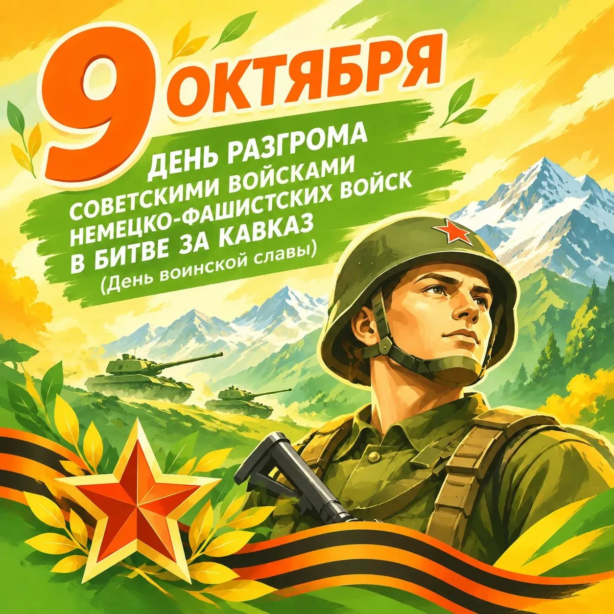 🕯️ 9 октября — День воинской славы России